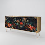 IMAGINARY BLOSSOM Sideboard mit 3 Türen in Eiche-Optik