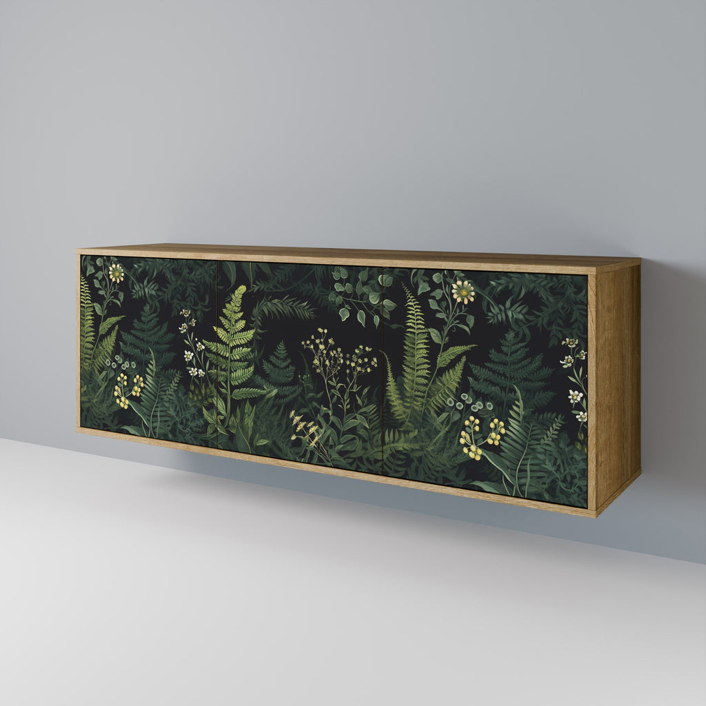 FERN FLOWERS 3-türiges Sideboard in Eichenoptik