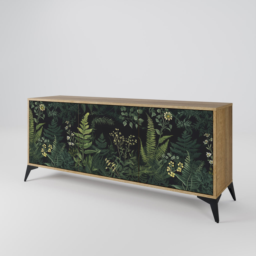 FERN FLOWERS 3-türiges Sideboard in Eichenoptik