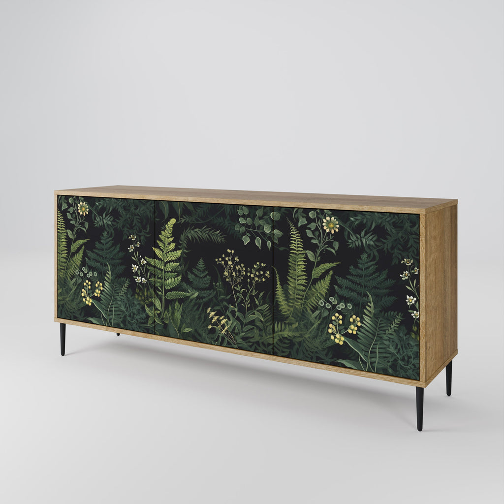 FERN FLOWERS 3-türiges Sideboard in Eichenoptik