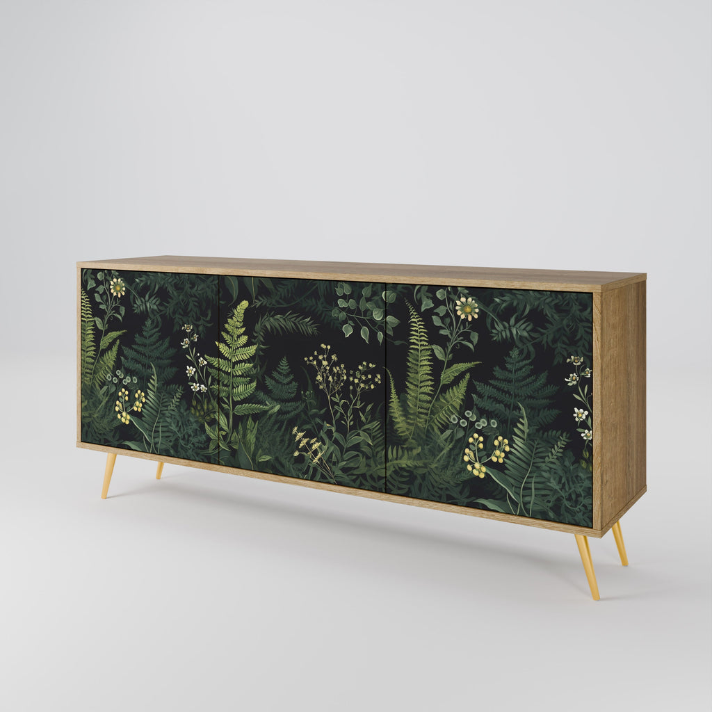 FERN FLOWERS 3-türiges Sideboard in Eichenoptik