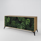 INFINITE MONSTERA Sideboard mit 3 Türen in Eiche-Optik