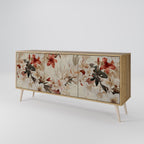 PETAL HARMONY Sideboard mit 3 Türen in Eiche-Optik