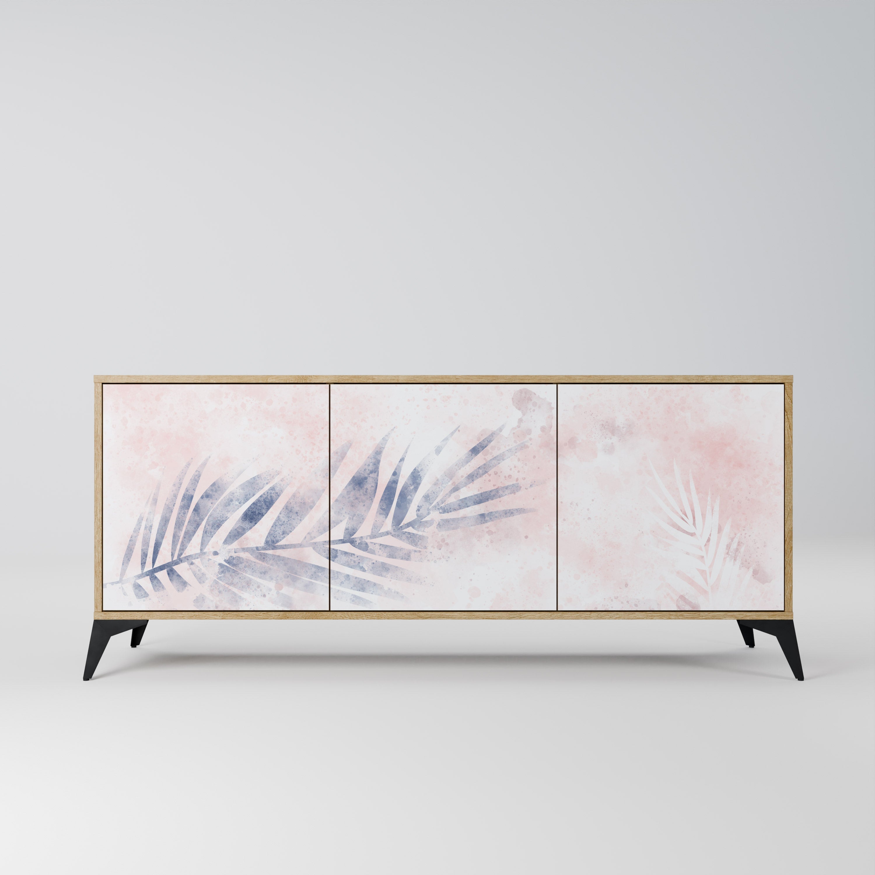 TIMELESS FLOAT 3-türiges Sideboard in Eichenoptik