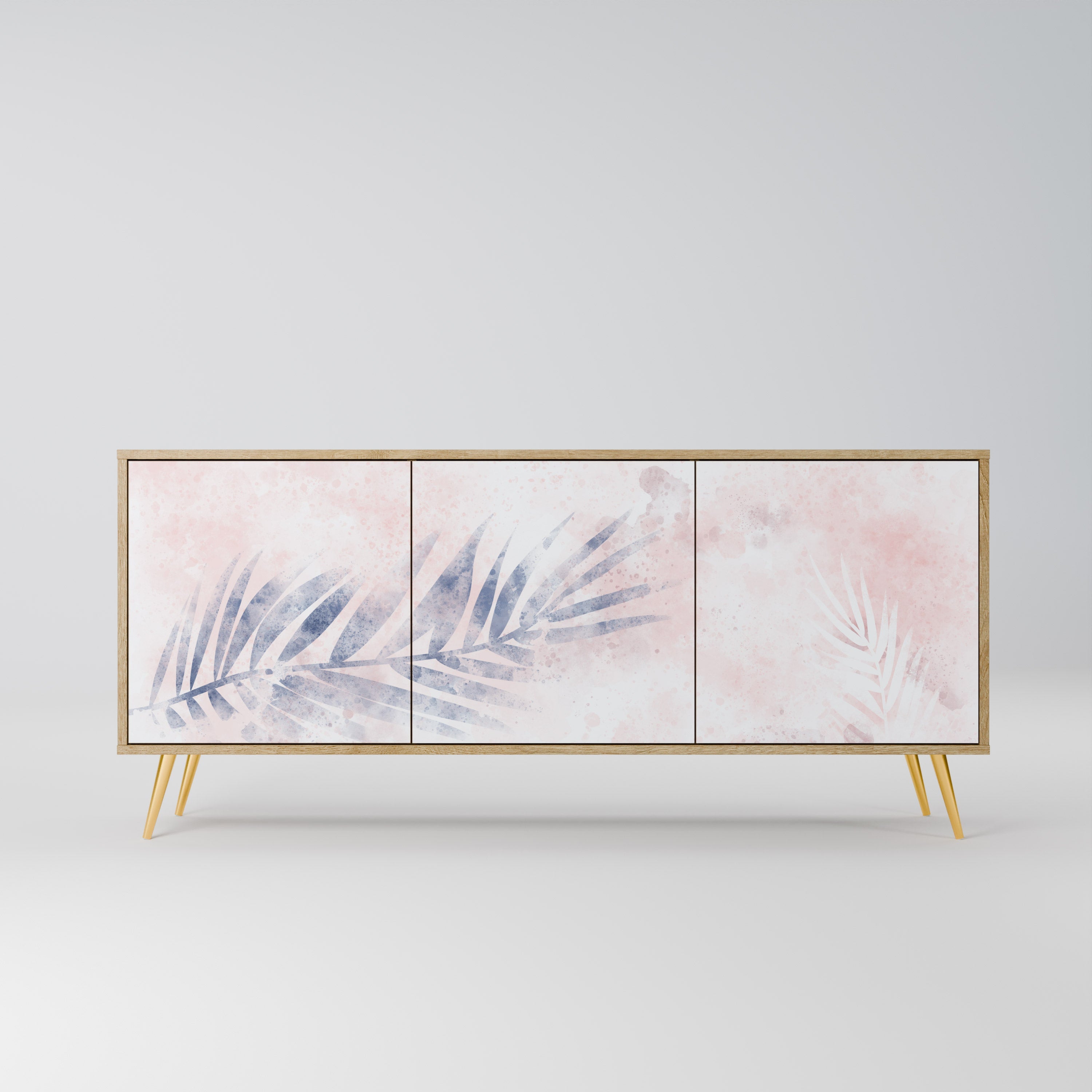 TIMELESS FLOAT 3-türiges Sideboard in Eichenoptik