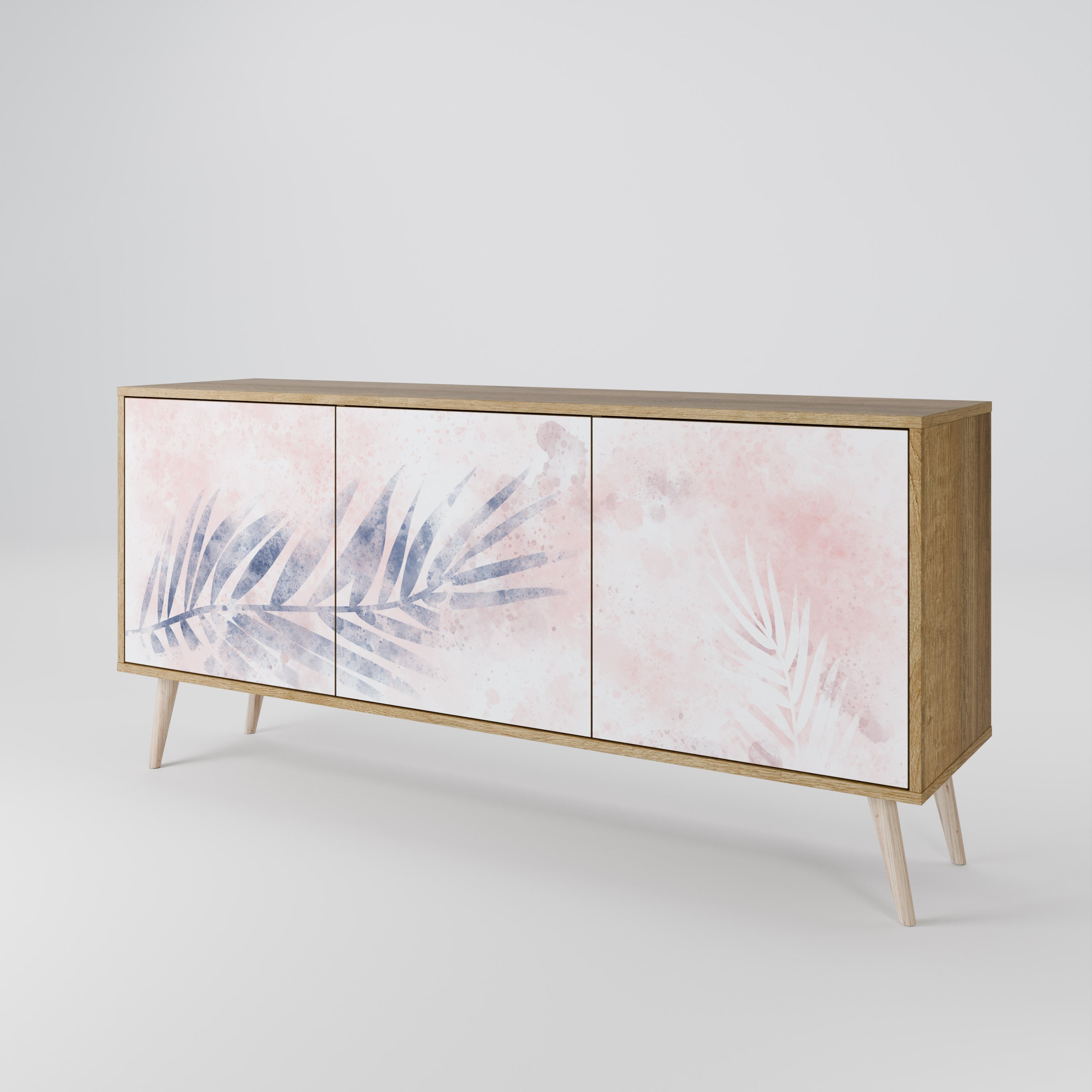 TIMELESS FLOAT 3-türiges Sideboard in Eichenoptik