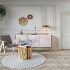 TIMELESS FLOAT Sideboard mit 3 Türen in Eiche-Optik