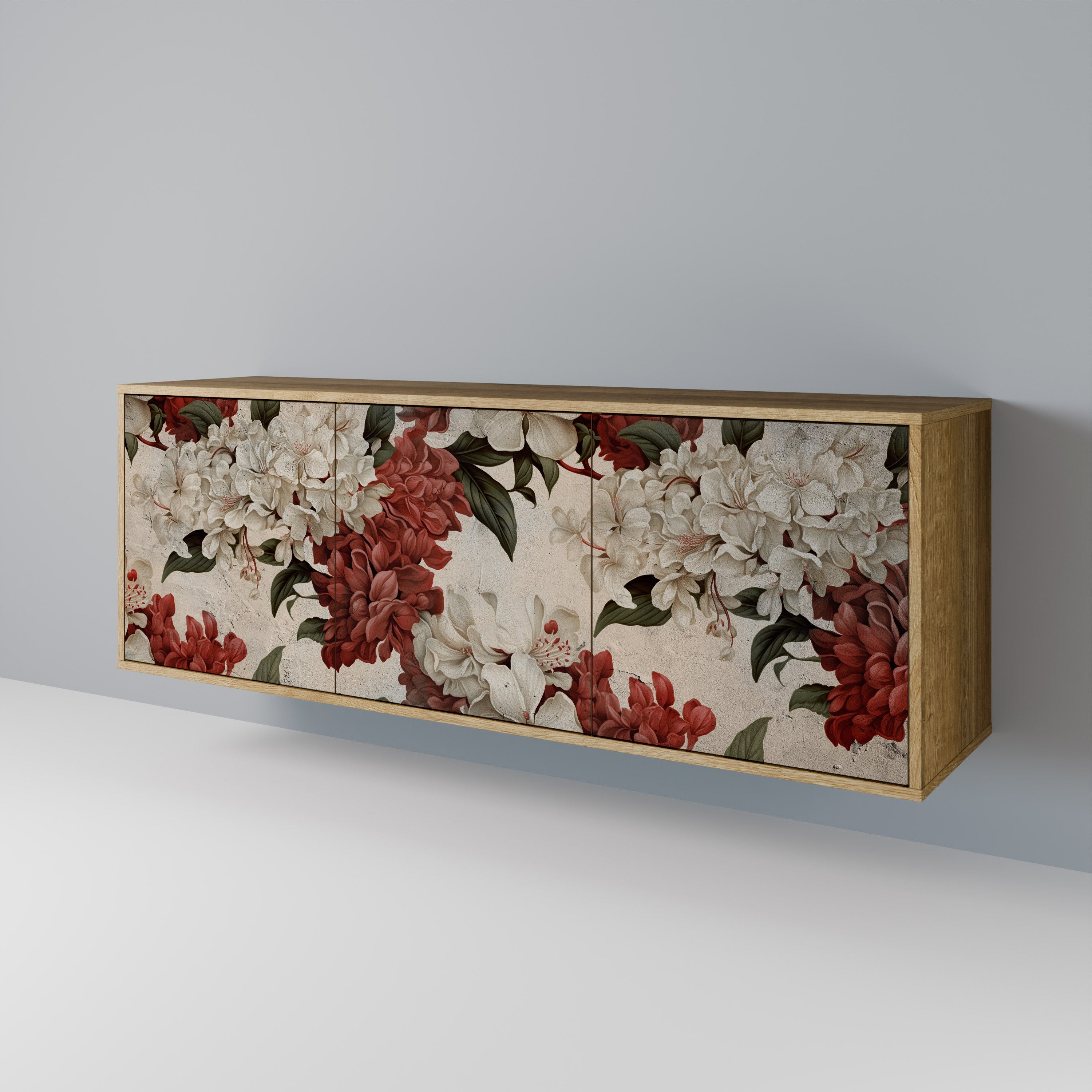 EPHEMERAL DAYS 3-türiges Sideboard in Eichenoptik