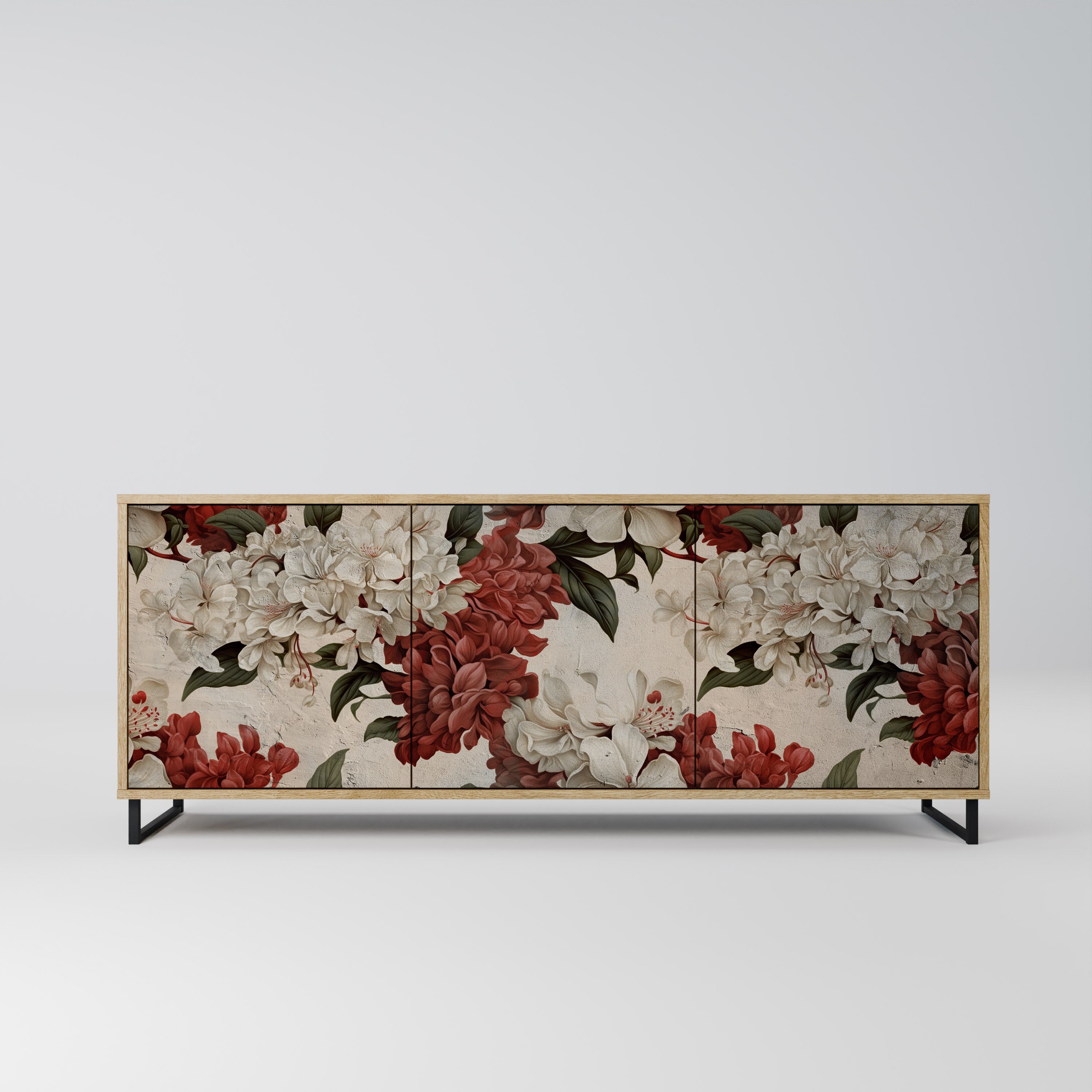 EPHEMERAL DAYS 3-türiges Sideboard in Eichenoptik