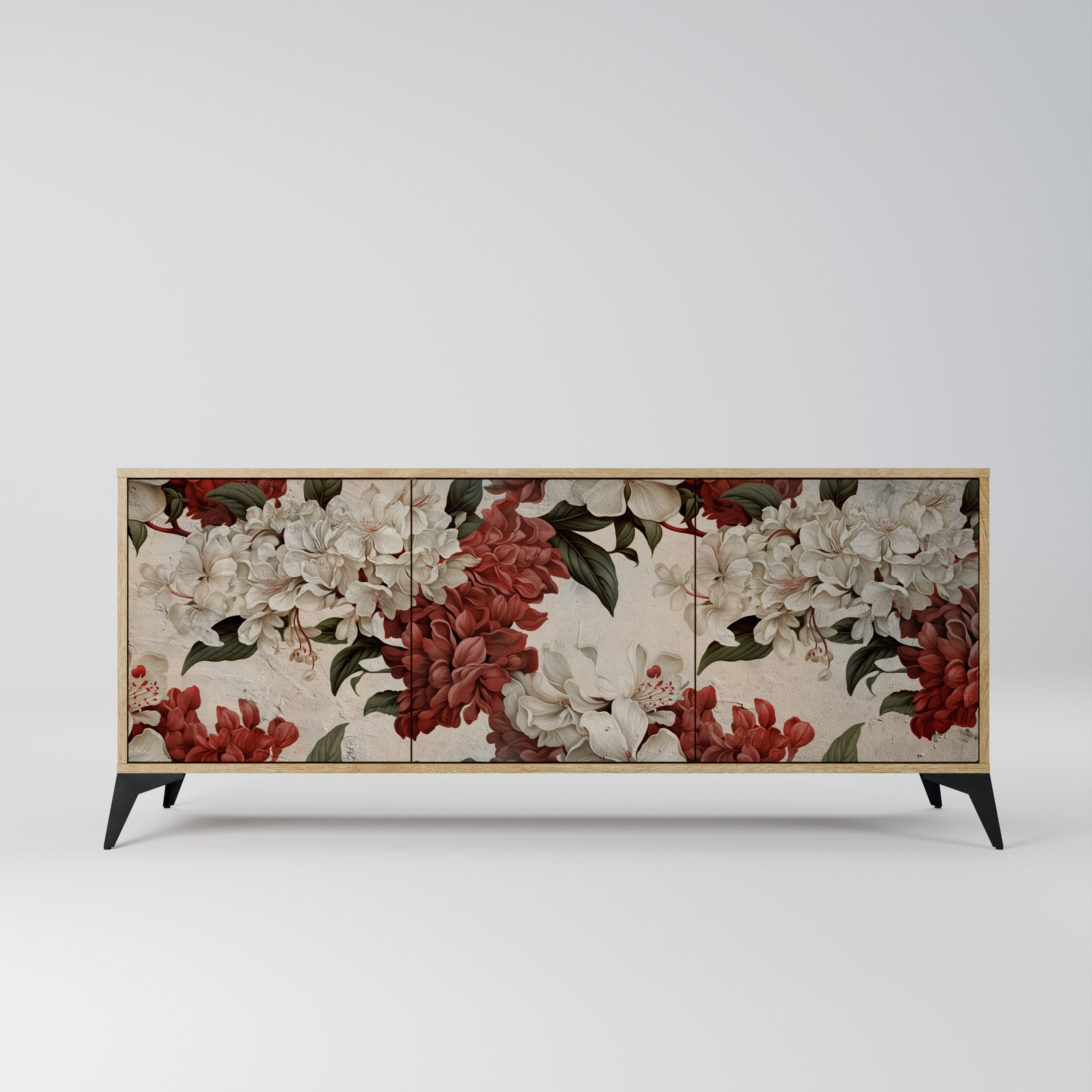 EPHEMERAL DAYS 3-türiges Sideboard in Eichenoptik