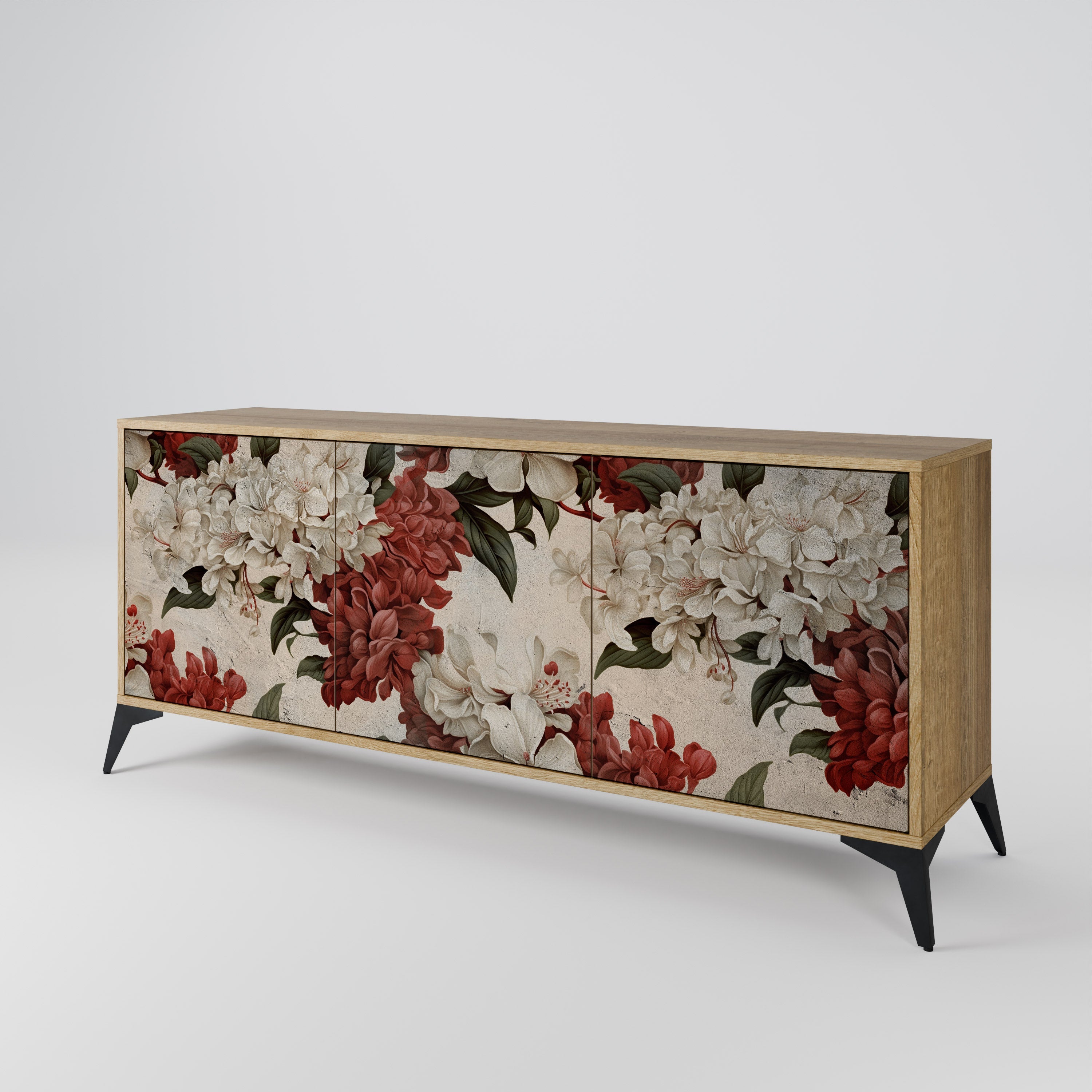 EPHEMERAL DAYS 3-türiges Sideboard in Eichenoptik
