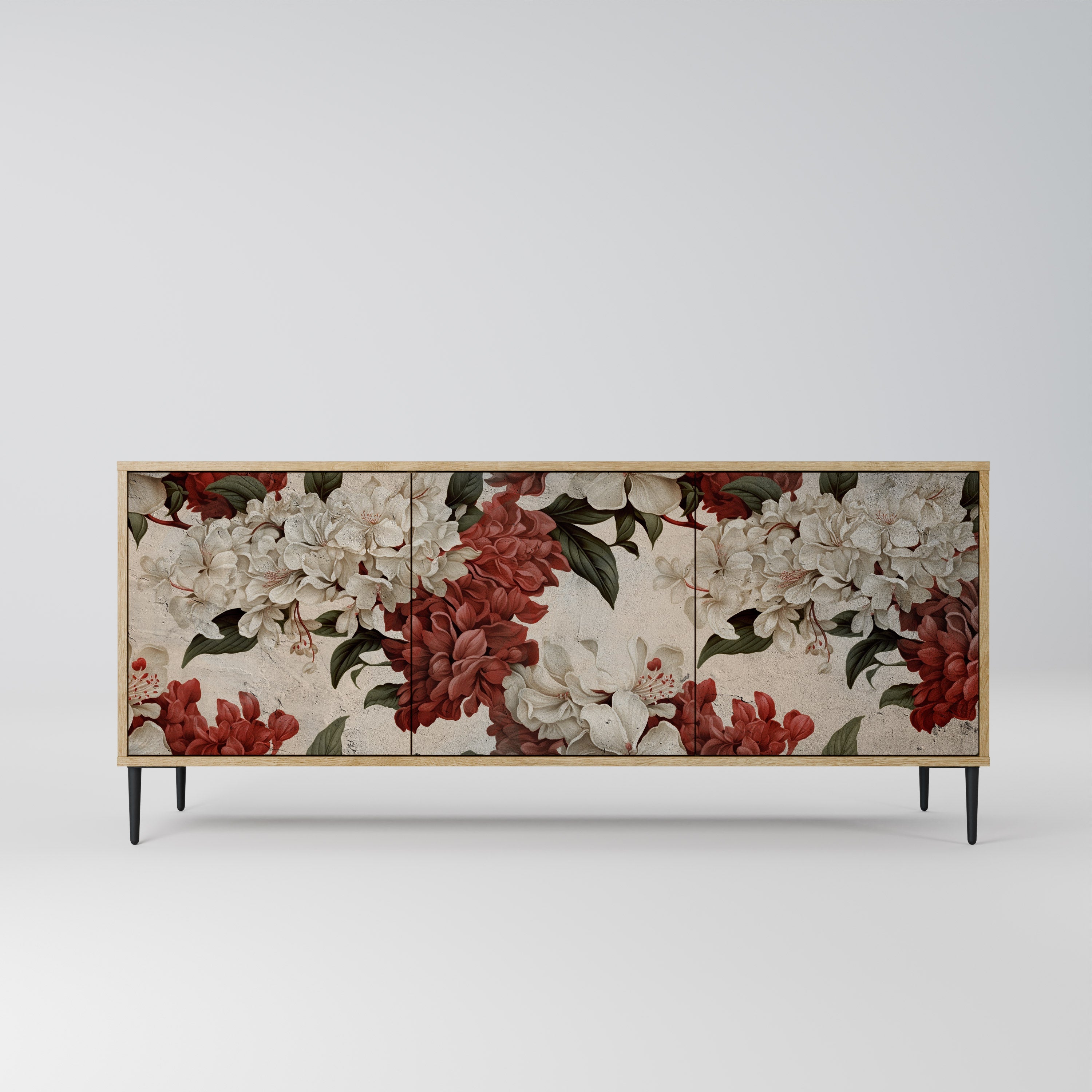 EPHEMERAL DAYS 3-türiges Sideboard in Eichenoptik