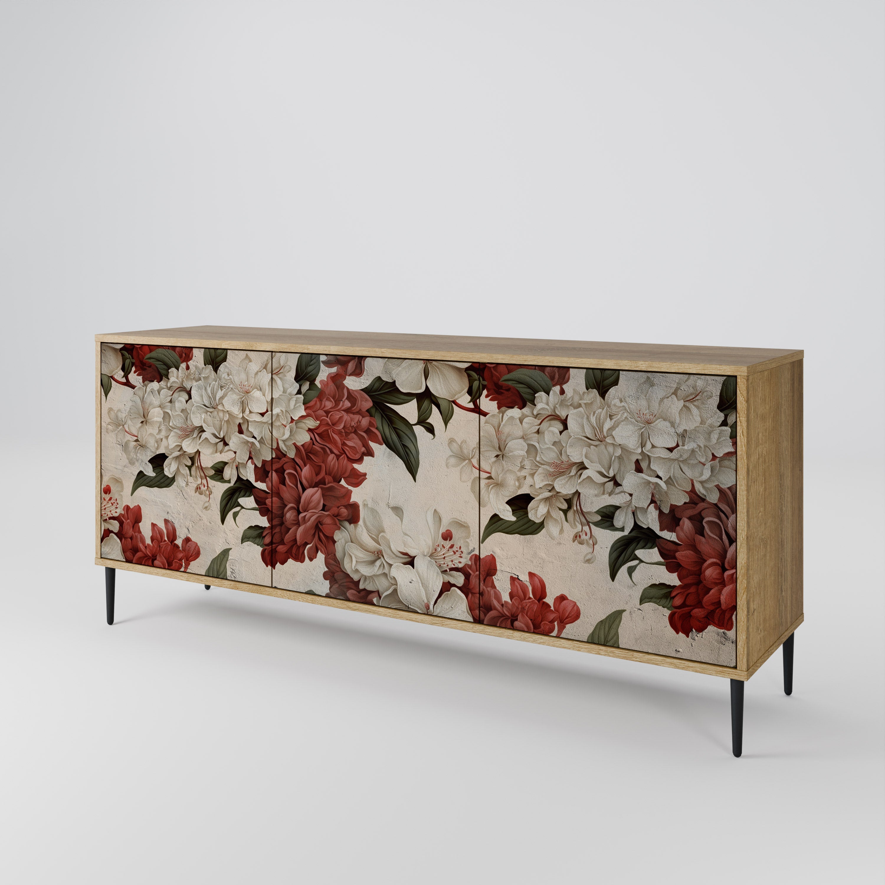 EPHEMERAL DAYS 3-türiges Sideboard in Eichenoptik