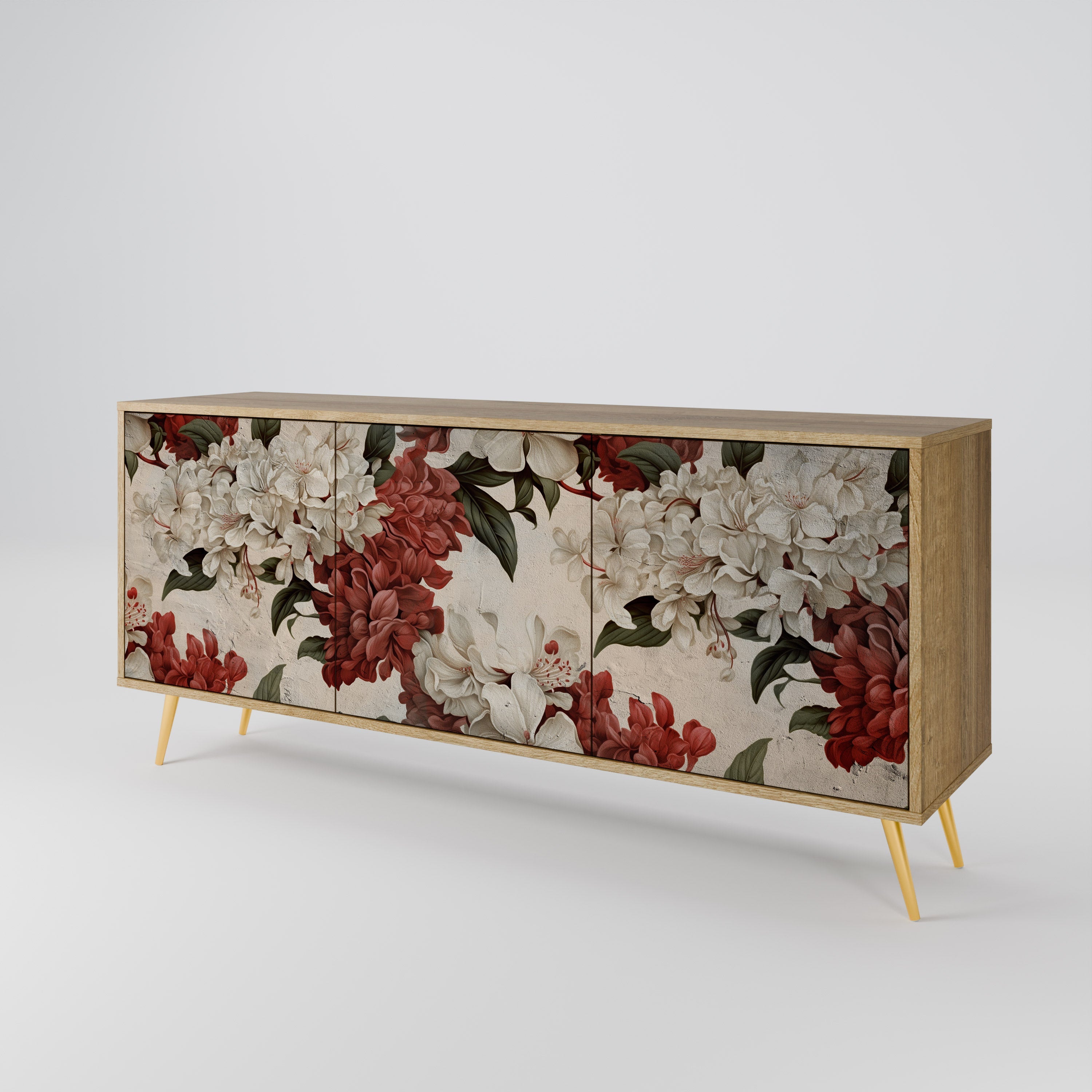 EPHEMERAL DAYS 3-türiges Sideboard in Eichenoptik