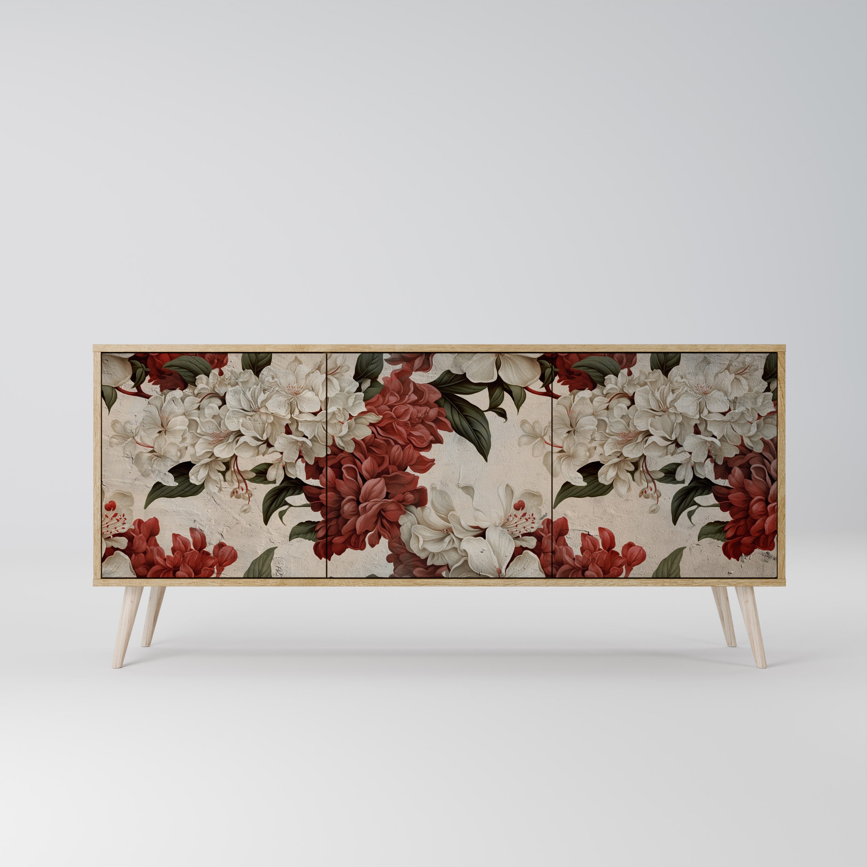 EPHEMERAL DAYS 3-türiges Sideboard in Eichenoptik