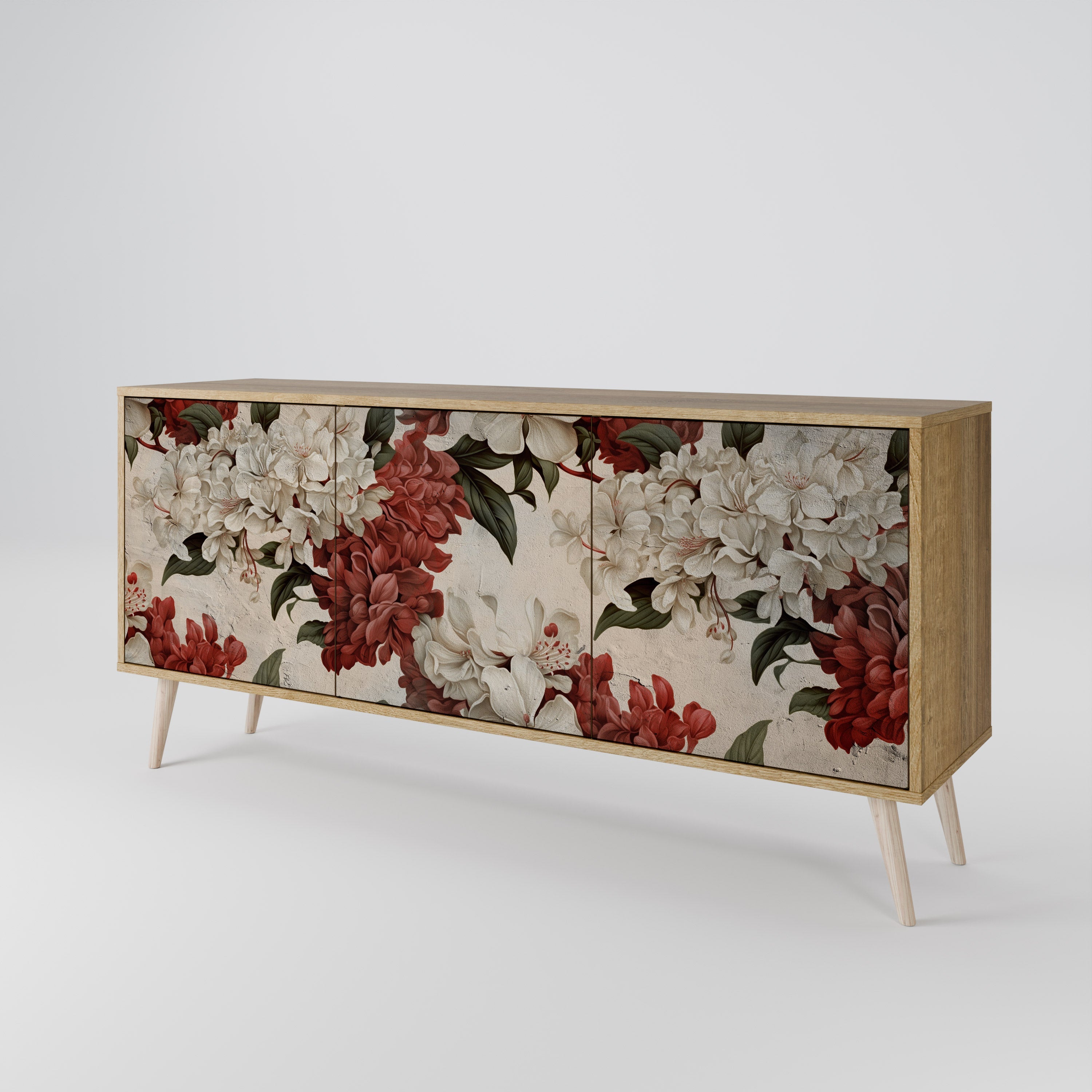 EPHEMERAL DAYS 3-türiges Sideboard in Eichenoptik