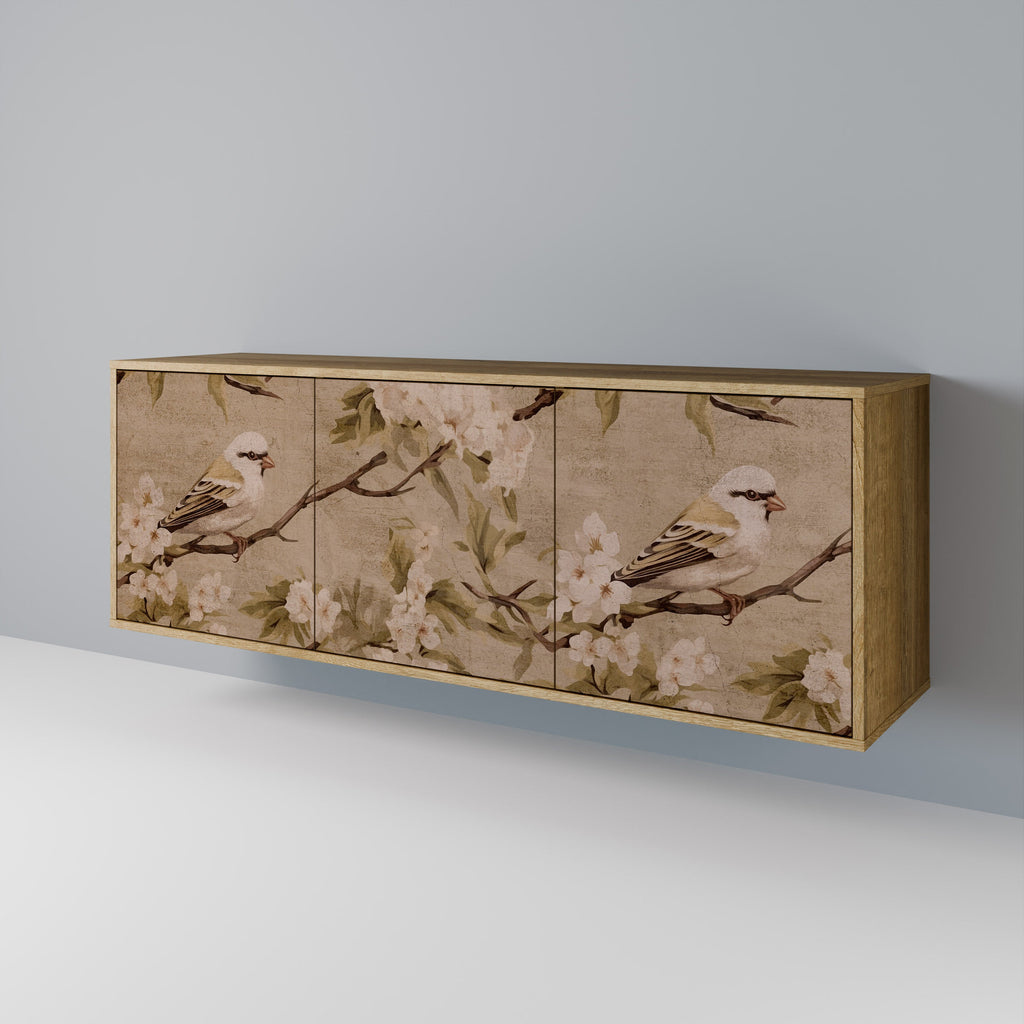PETAL DISTINGUISH 3-türiges Sideboard in Eichenoptik