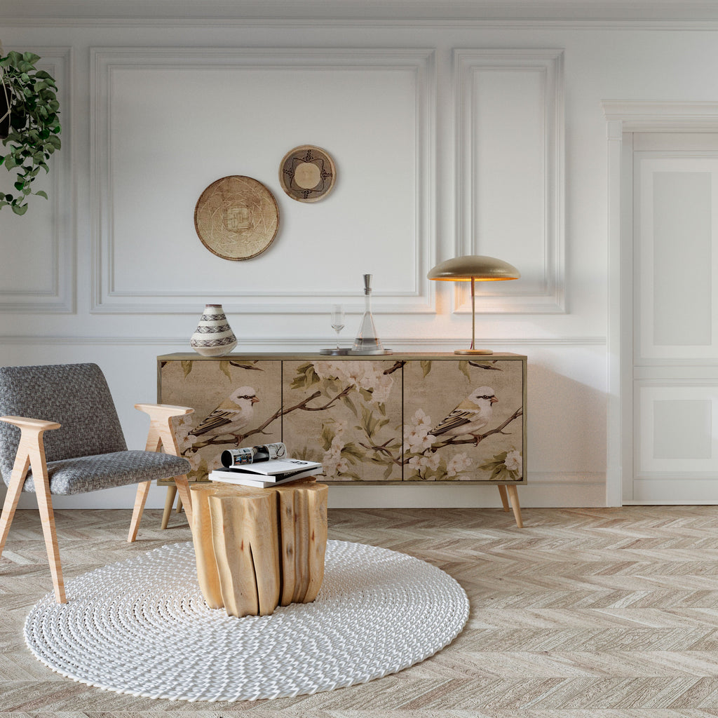 PETAL DISTINGUISH 3-türiges Sideboard in Eichenoptik
