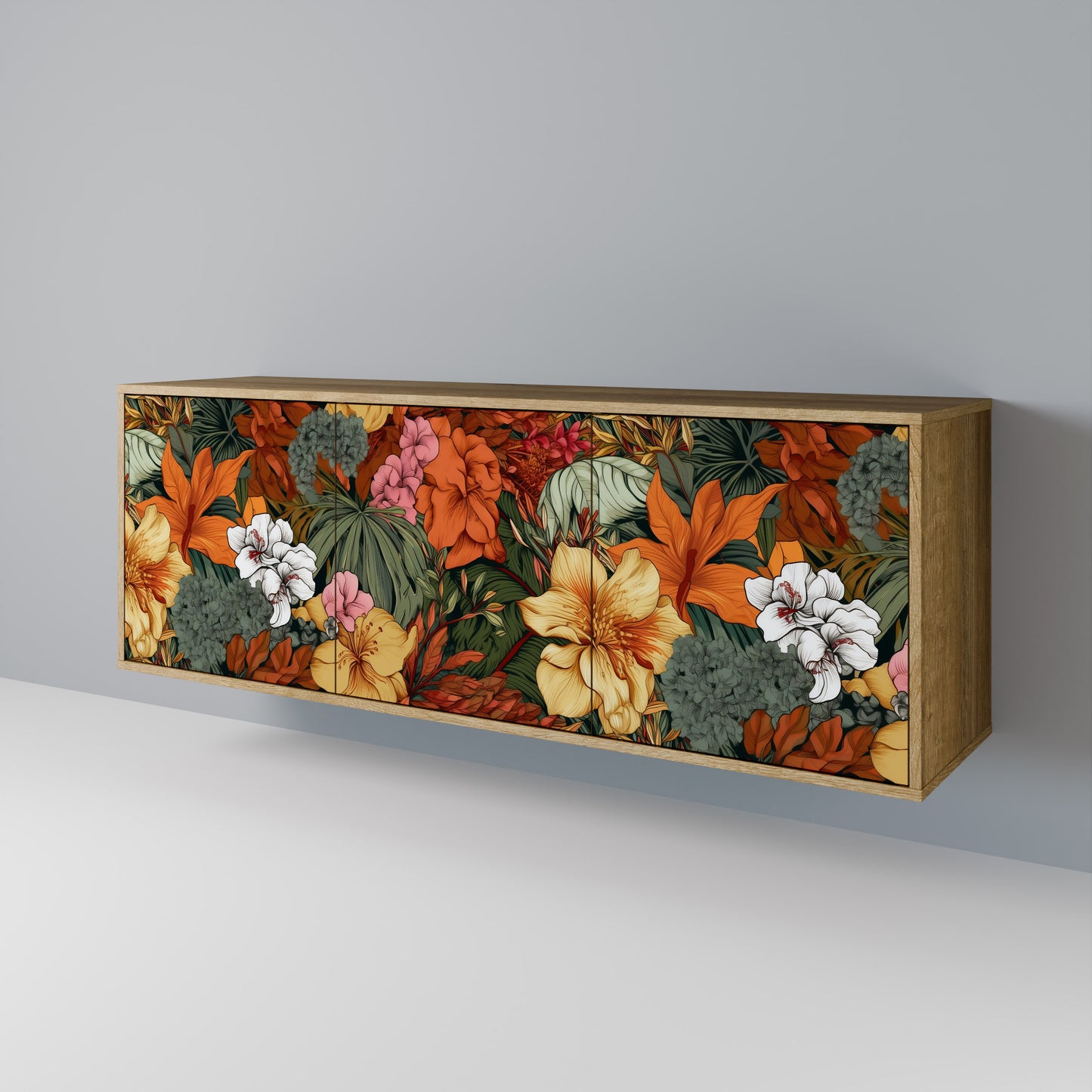 RADIANT FLORA 3-türiges Sideboard