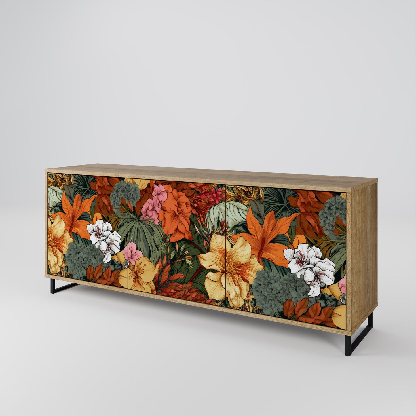 RADIANT FLORA 3-türiges Sideboard