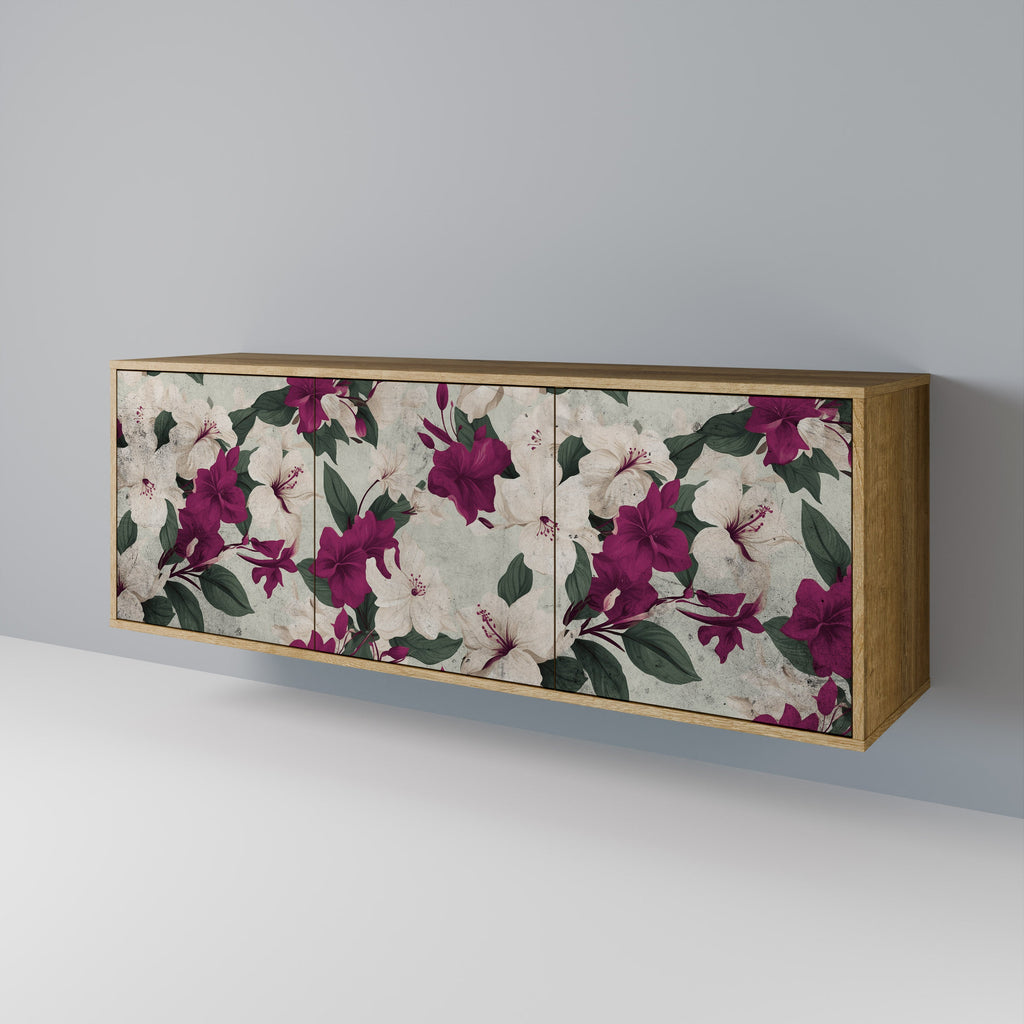 FLOWERET DREAM 3-türiges Sideboard in Eichenoptik