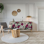FLOWERET DREAM Sideboard mit 3 Türen in Eiche-Optik