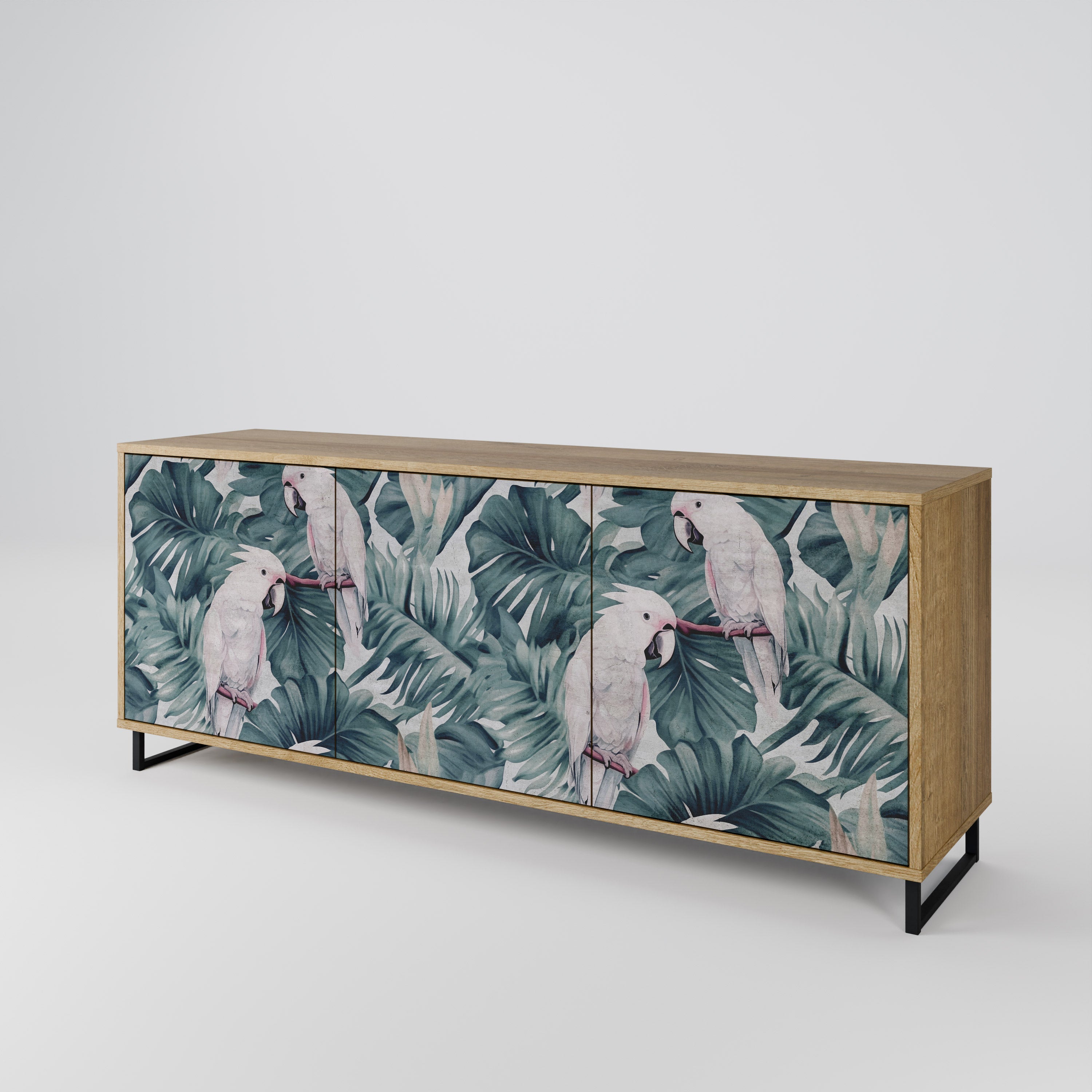 POPINJAY LOOK 3-türiges Sideboard in Eichenoptik