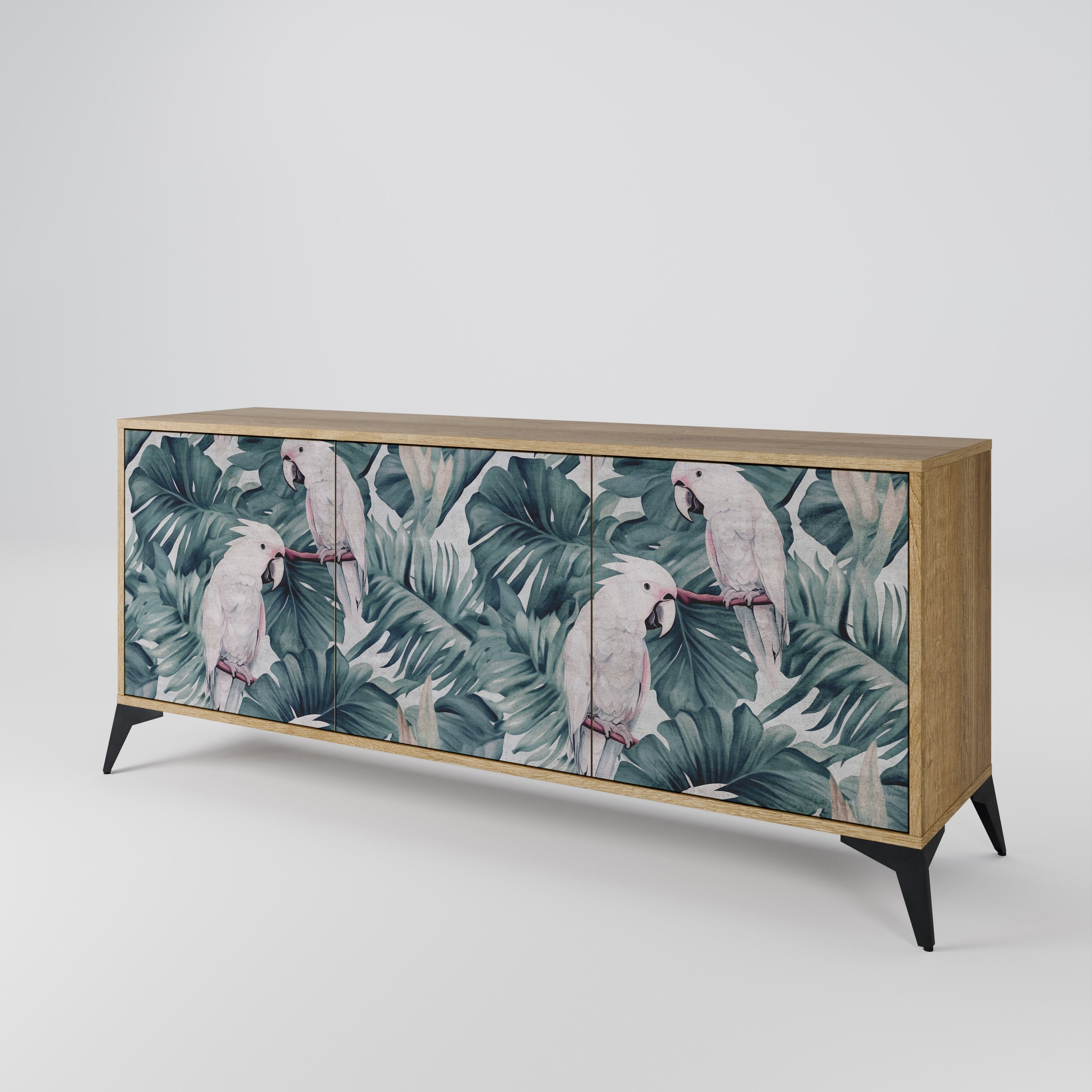 POPINJAY LOOK 3-türiges Sideboard in Eichenoptik