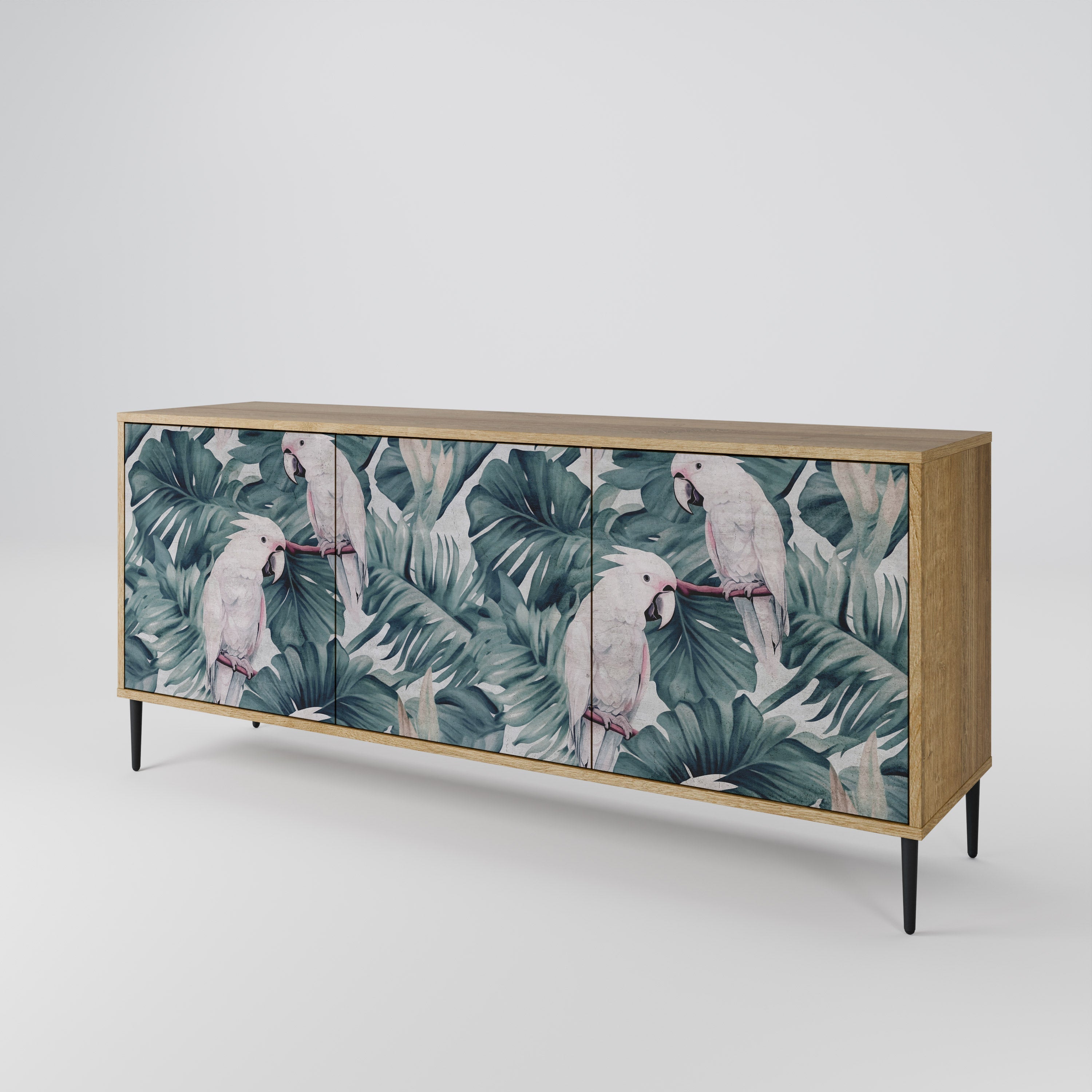 POPINJAY LOOK 3-türiges Sideboard in Eichenoptik