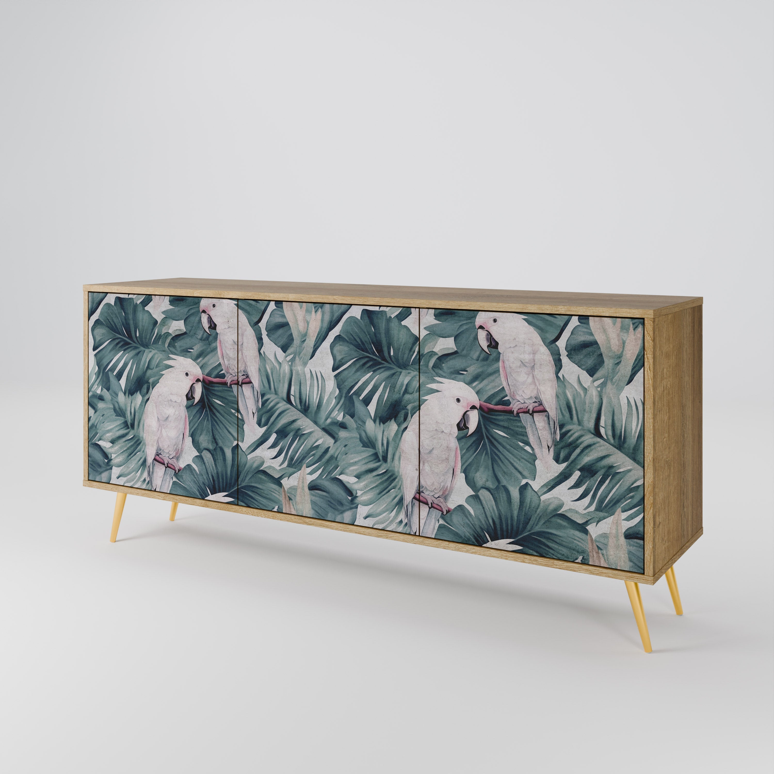 POPINJAY LOOK 3-türiges Sideboard in Eichenoptik