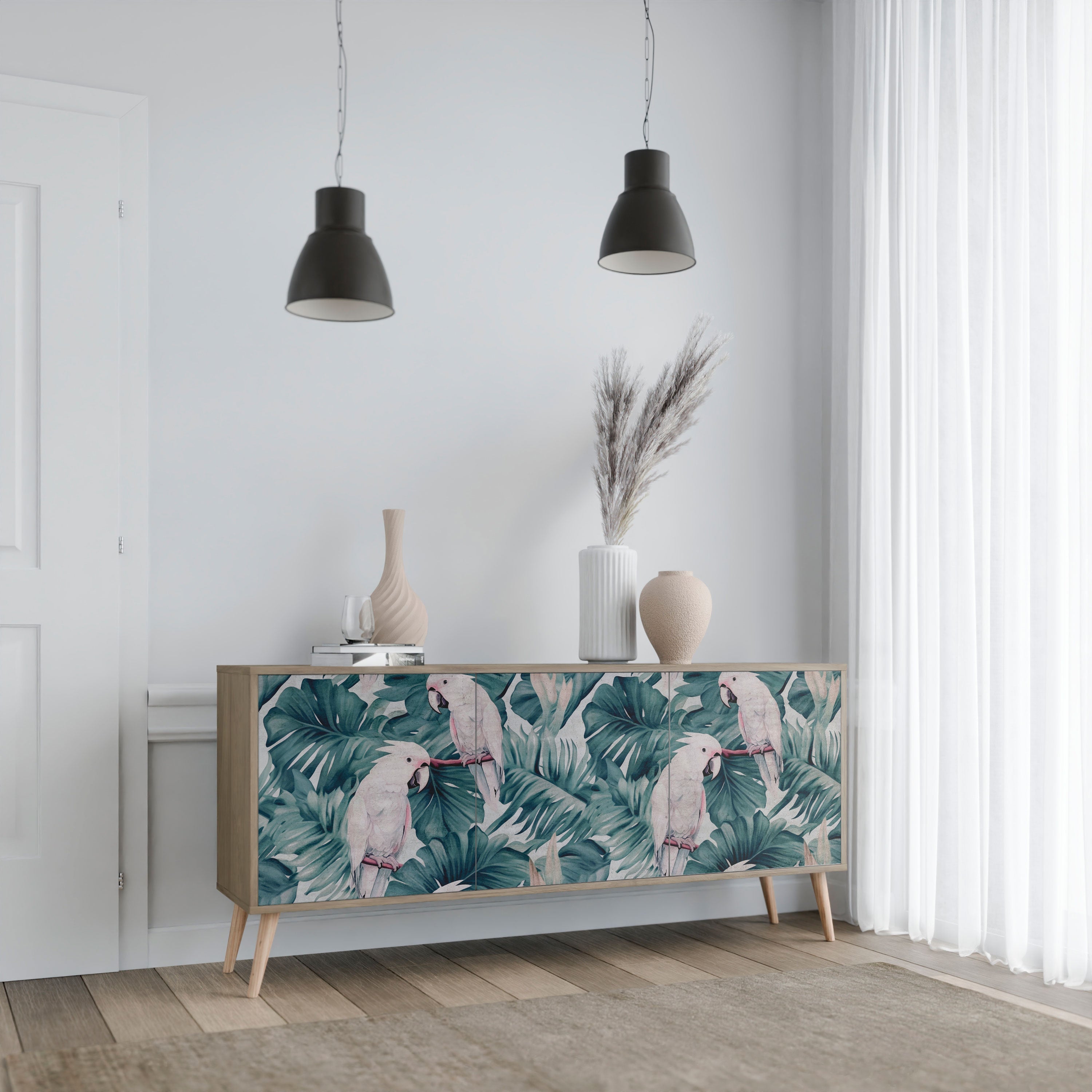 POPINJAY LOOK 3-türiges Sideboard in Eichenoptik