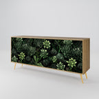 SUCCULENT JUNGLE Sideboard mit 3 Türen in Eiche-Optik
