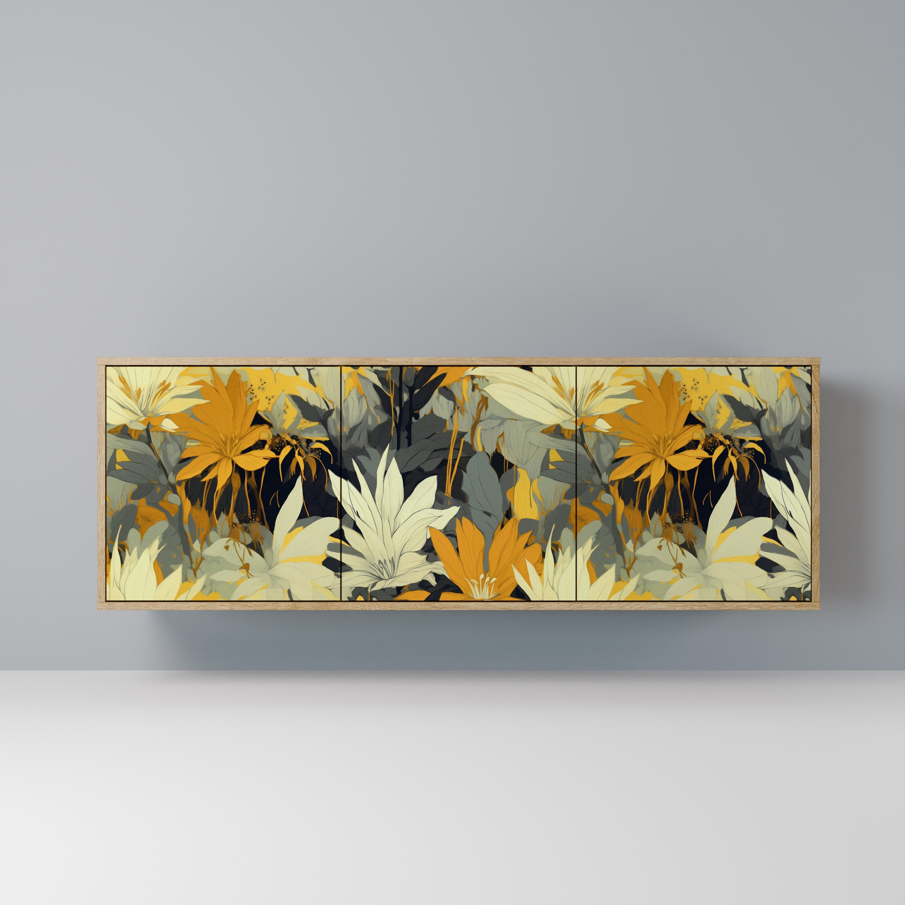 SUNKISSED LILY 3-türiges Sideboard in Eichenoptik