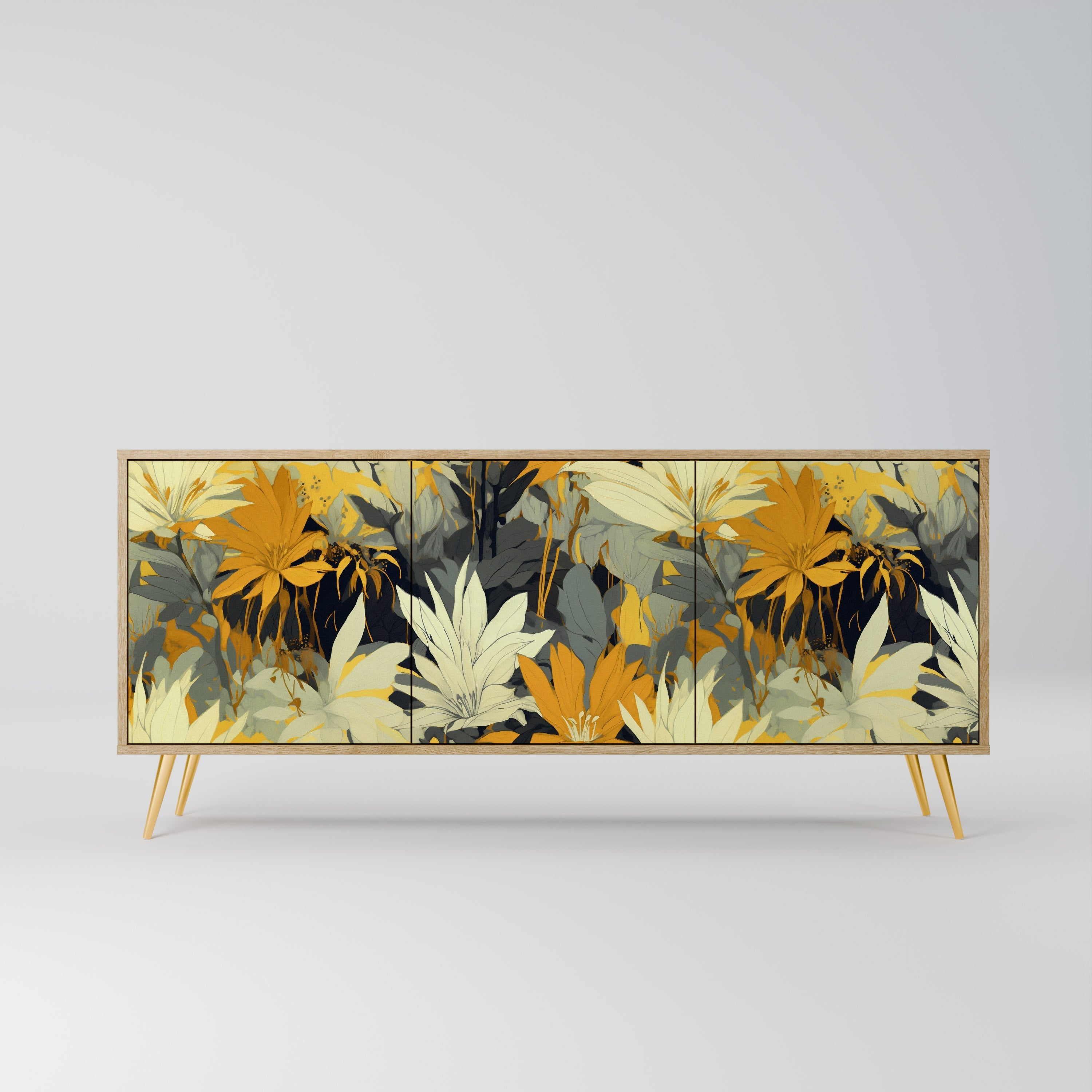 SUNKISSED LILY 3-türiges Sideboard in Eichenoptik