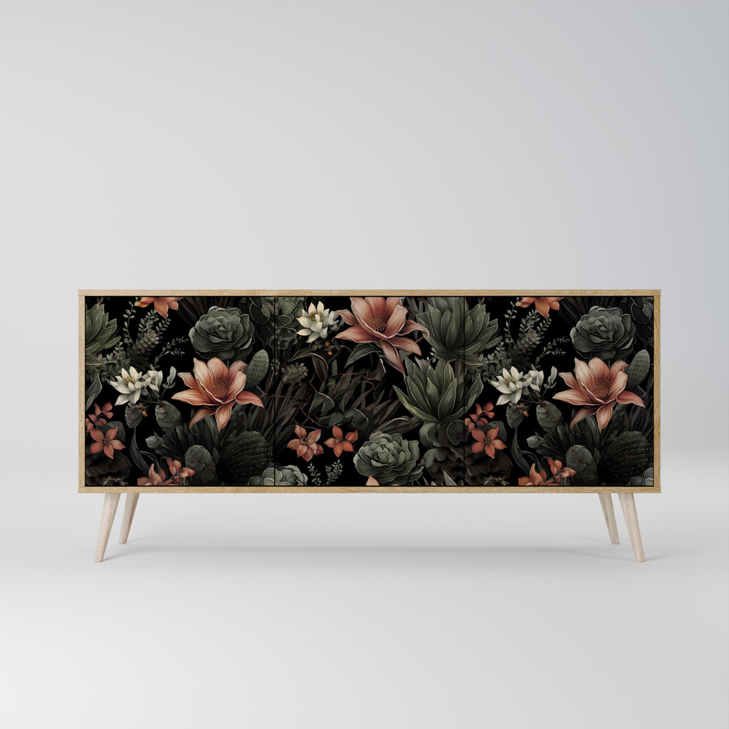 SECRET VERDURE 3-türiges Sideboard in Eichenoptik