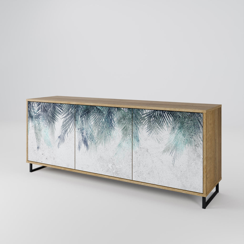 PALM VEIL 3-türiges Sideboard in Eichenoptik