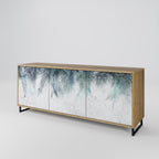 PALM VEIL Sideboard mit 3 Türen in Eiche-Optik
