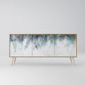 PALM VEIL Sideboard mit 3 Türen in Eiche-Optik