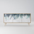 PALM VEIL Sideboard mit 3 Türen in Eiche-Optik