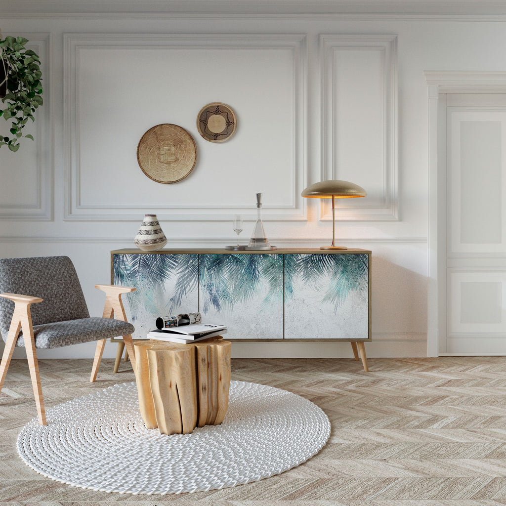 PALM VEIL 3-türiges Sideboard in Eichenoptik