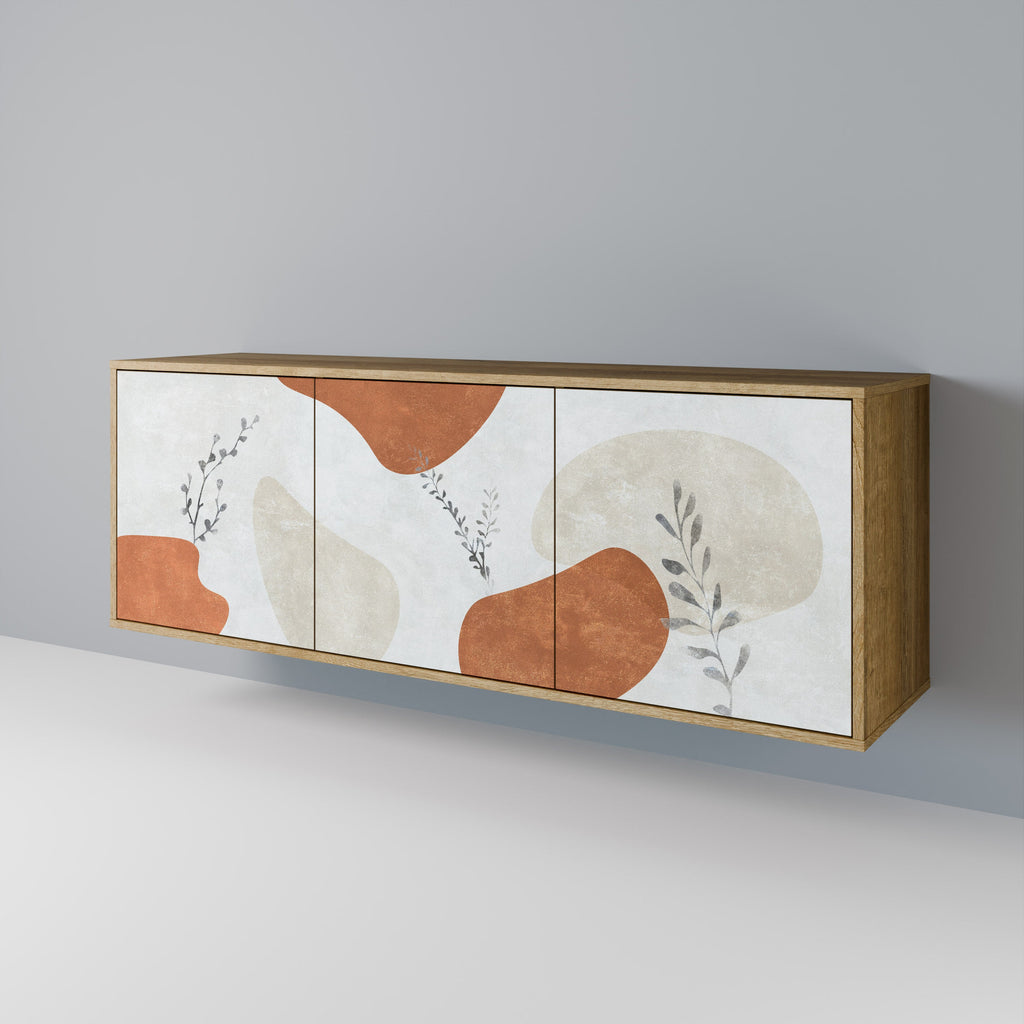 TRANQUIL TWIG 3-türiges Sideboard in Eichenoptik