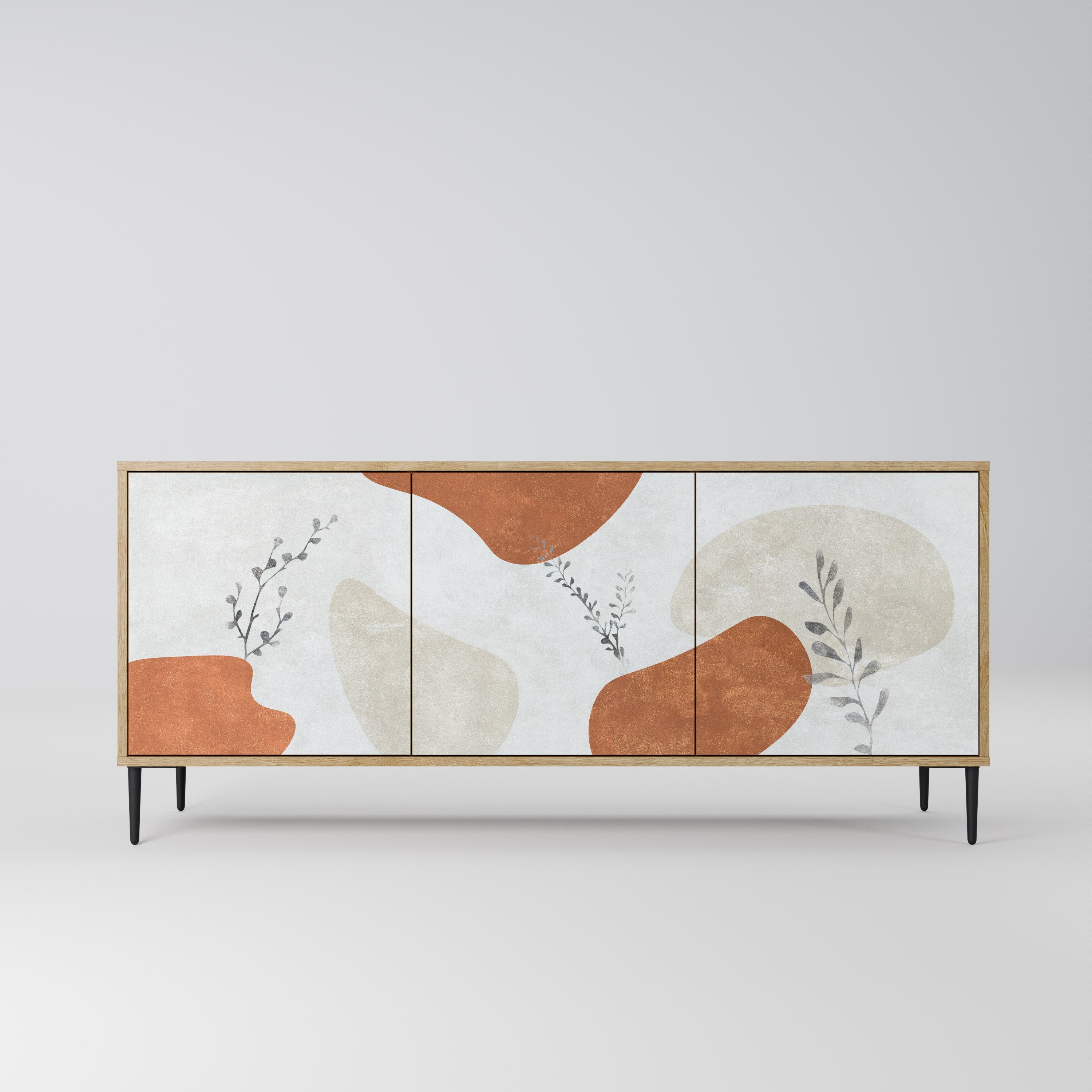 TRANQUIL TWIG 3-türiges Sideboard in Eichenoptik