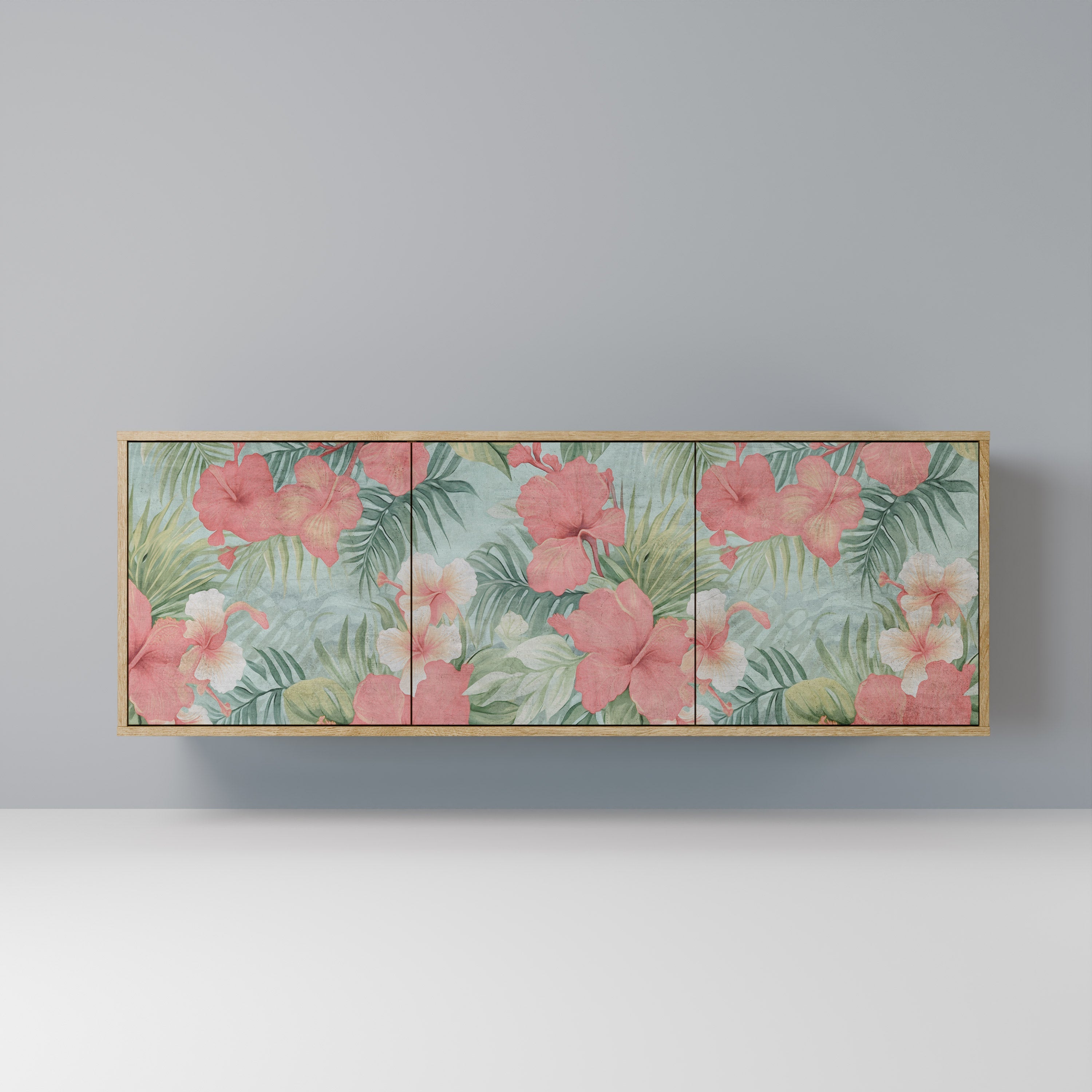 HAWAIIAN SPIRIT 3-türiges Sideboard in Eichenoptik