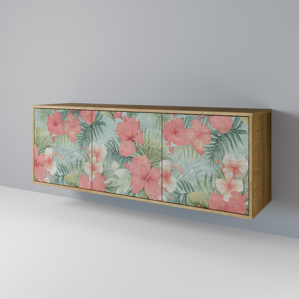 HAWAIIAN SPIRIT 3-türiges Sideboard in Eichenoptik