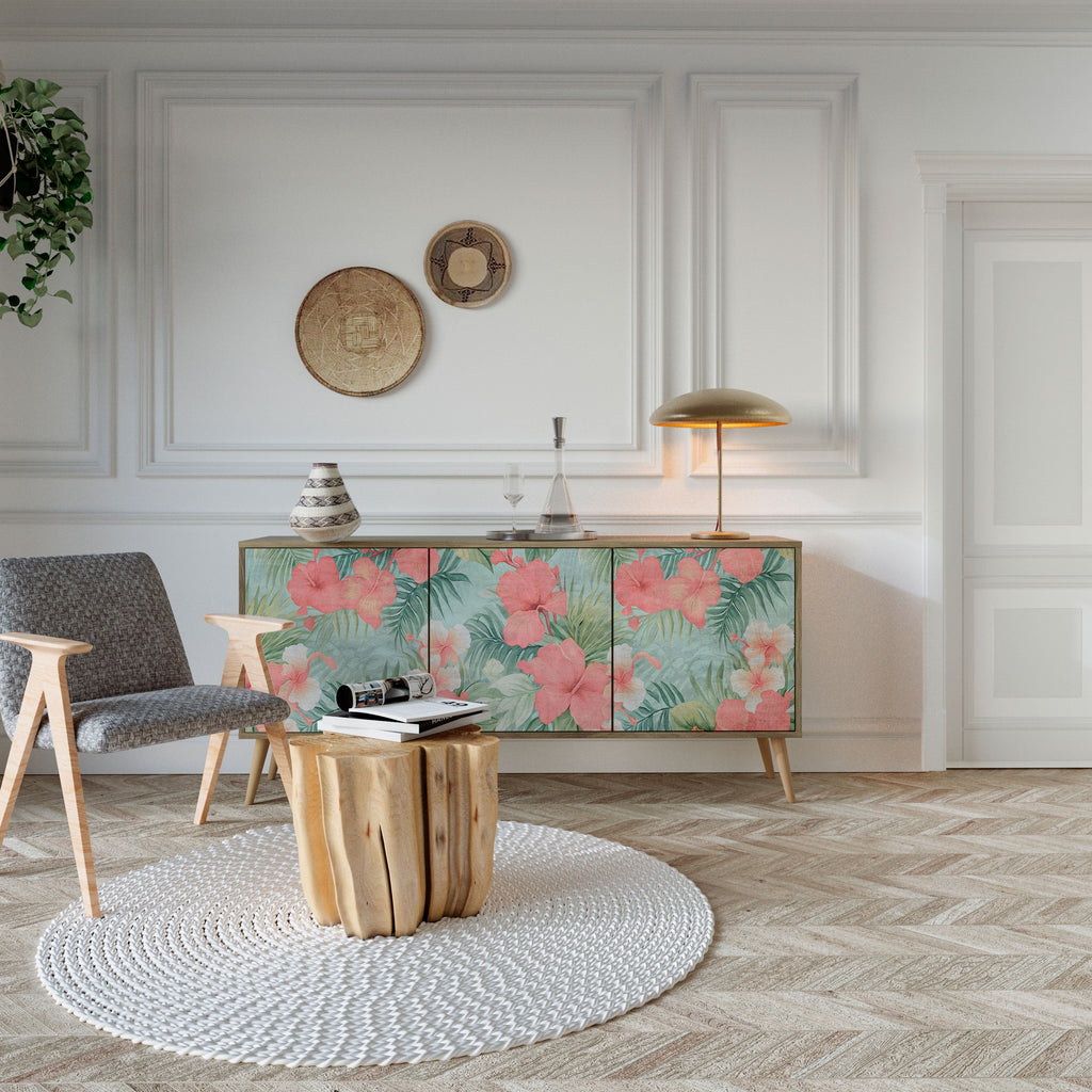 HAWAIIAN SPIRIT 3-türiges Sideboard in Eichenoptik