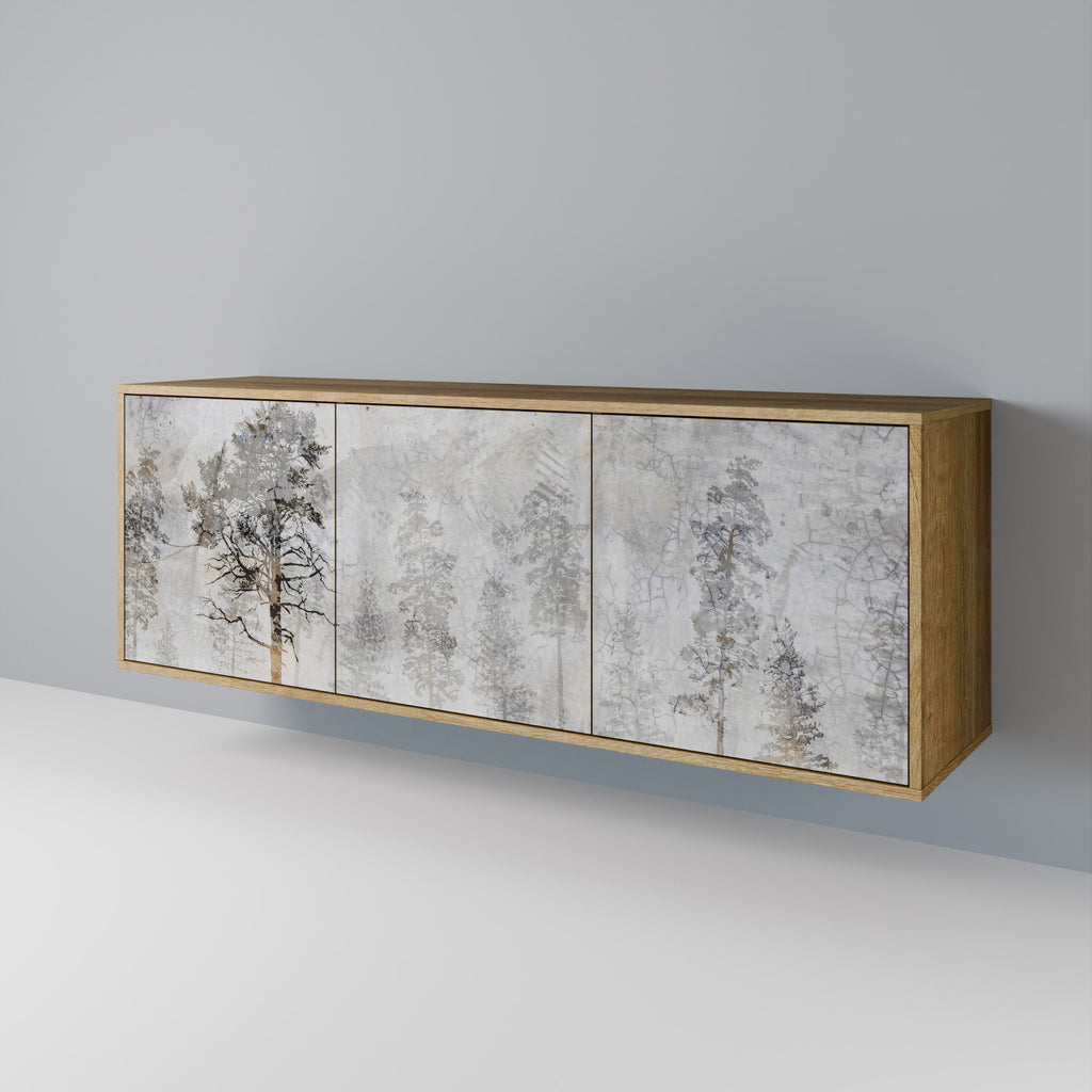 FADE IN THE TREES 3-türiges Sideboard in Eichenoptik