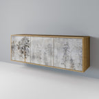 FADE IN THE TREES Sideboard mit 3 Türen in Eiche-Optik