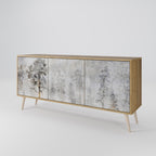 FADE IN THE TREES Sideboard mit 3 Türen in Eiche-Optik