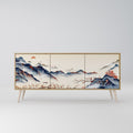 JAPANESE LANDSCAPE Sideboard mit 3 Türen in Eiche-Optik