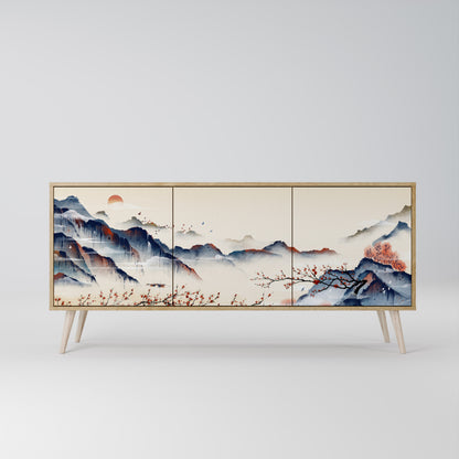 JAPANESE LANDSCAPE 3-türiges Sideboard